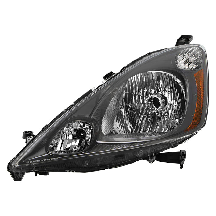 ( OE ) Honda Fit 09-14 Iron Grey Housing Halogen Headlight - OE Left