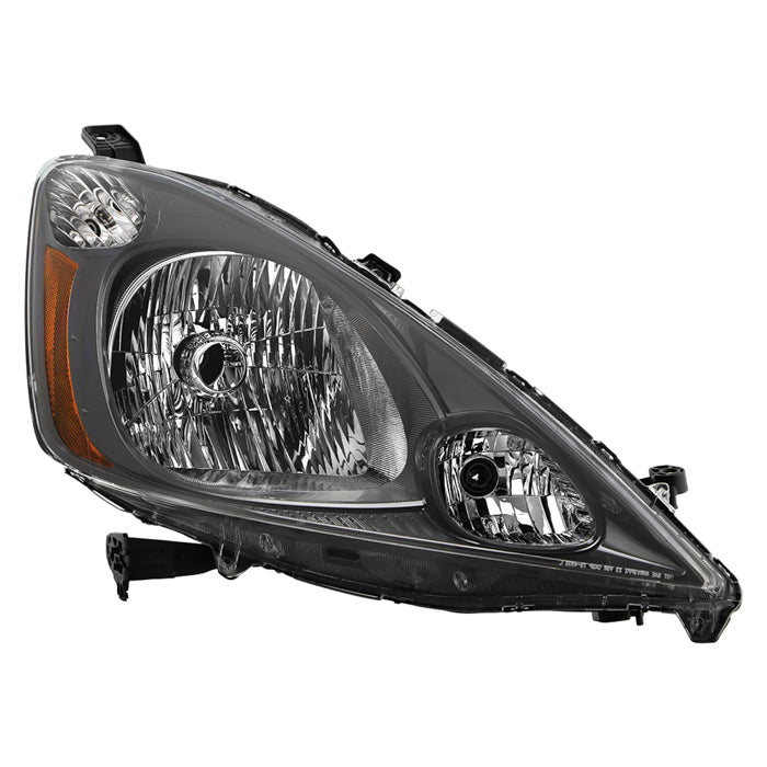 ( OE ) Honda Fit 09-14 Iron Grey Housing Halogen Headlight - OE Right