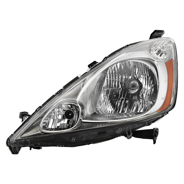 ( OE ) Honda Fit 09-11 Chrome Housing Halogen Headlight - OE Left