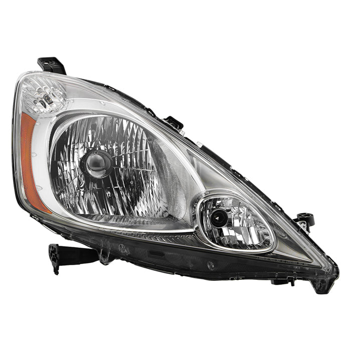 ( OE ) Honda Fit 09-11 Chrome Housing Halogen Headlight - OE Right