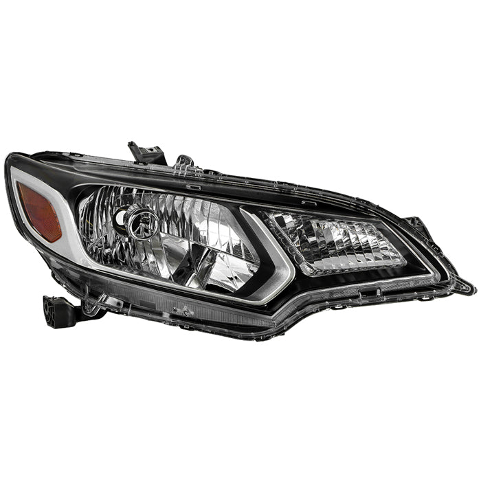 ( OE ) Honda Fit 15-17 Chrome Housing Halogen Headlight - OE Right