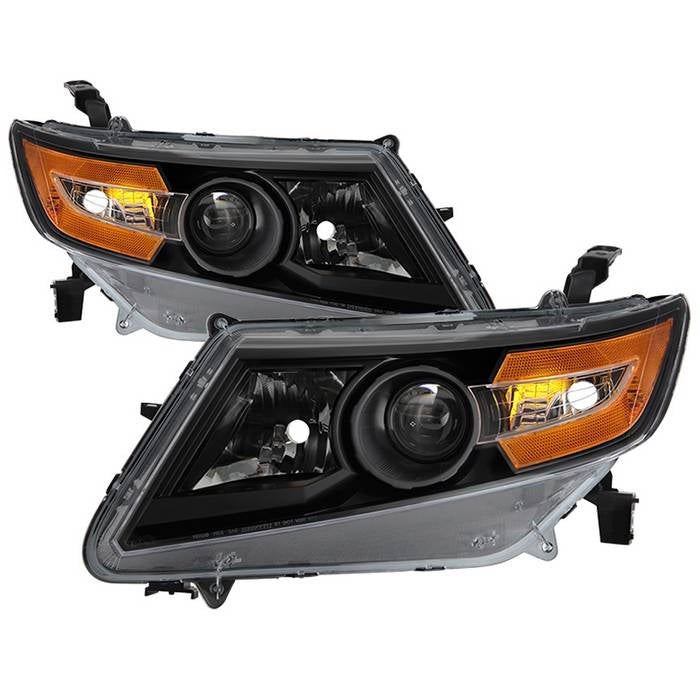 ( Akkon ) Honda Odyssey Halogen Models Only 11-15 ( Don‘t Fit HID models ) OEM Style Headlights - Black
