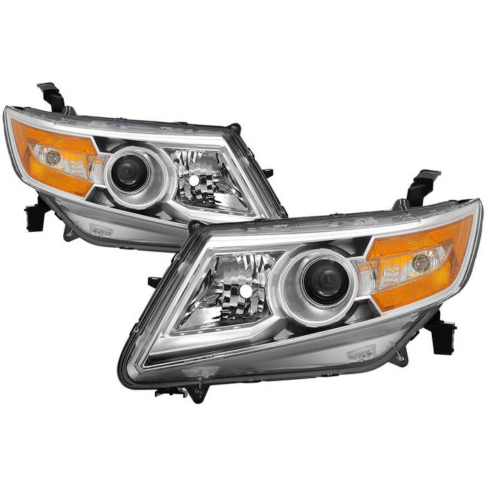 ( Akkon ) Honda Odyssey Halogen Models Only 11-15 ( Don‘t Fit HID models ) OEM Style Headlights - Chrome