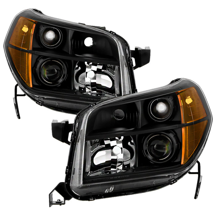 ( xTune ) Honda Pilot 06-08 OEM Style Headlights - Black
