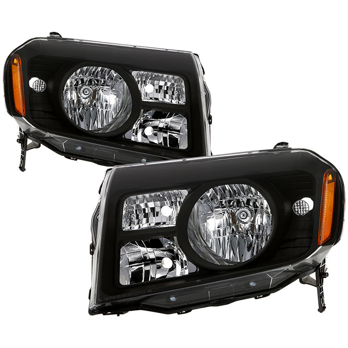 ( xTune ) Honda Pilot 2009-2011 OEM Style Headlights - Black