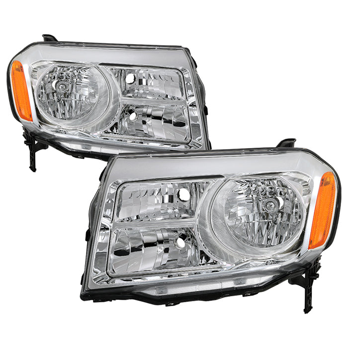 ( xTune ) Honda Pilot 2012-2015 OEM Style Headlights - Chrome