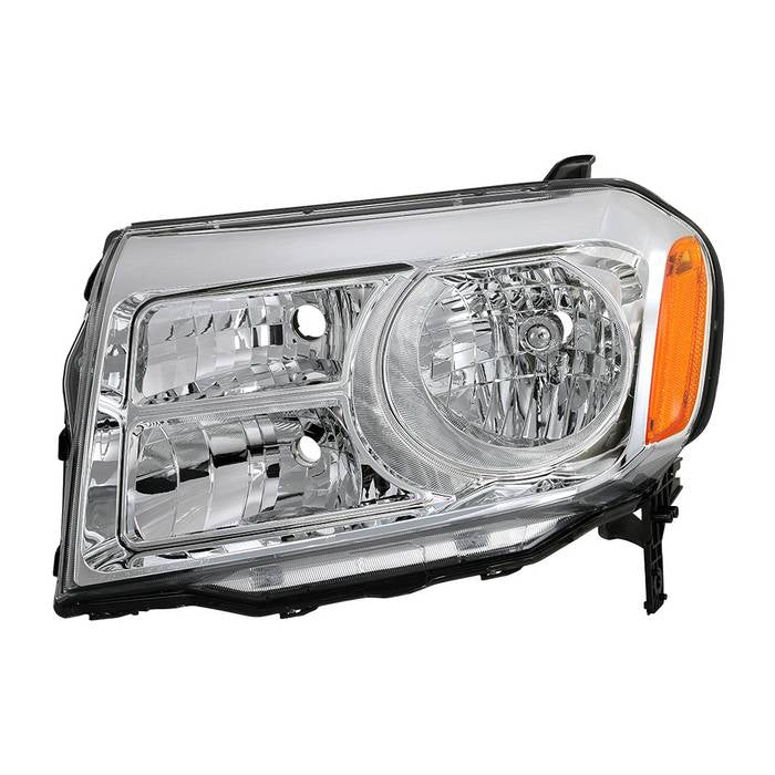 ( OE ) Honda Pilot 2012-2015 Driver Side Headlight - Low Beam-H11(Not Included) ; High Beam-9005(Not Included) ; Signal-3457NAK(Not Included) - OEM Left