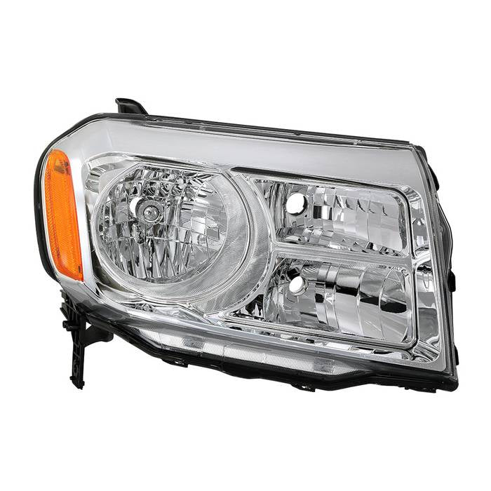 ( OE ) Honda Pilot 2012-2015 Passenger Side Headlight - Low Beam-H11(Not Included) ; High Beam-9005(Not Included) ; Signal-3457NAK(Not Included) - OEM Right