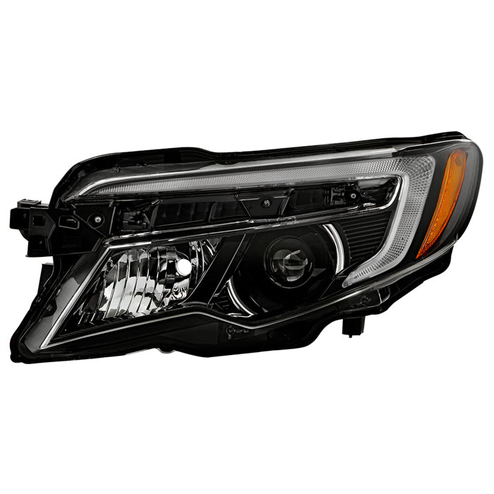 ( OE ) Honda Pilot 16-22 (Elite 16-18 | EX  EX-L  LX Special Edition 19-22) / Ridgeline 17-20 (Black Edition  RTL-E) / Passport 19-21 (EX-L  Sport) Halogen High Beam  w/LED Low Beam & DRL Headlight - OE Black Left