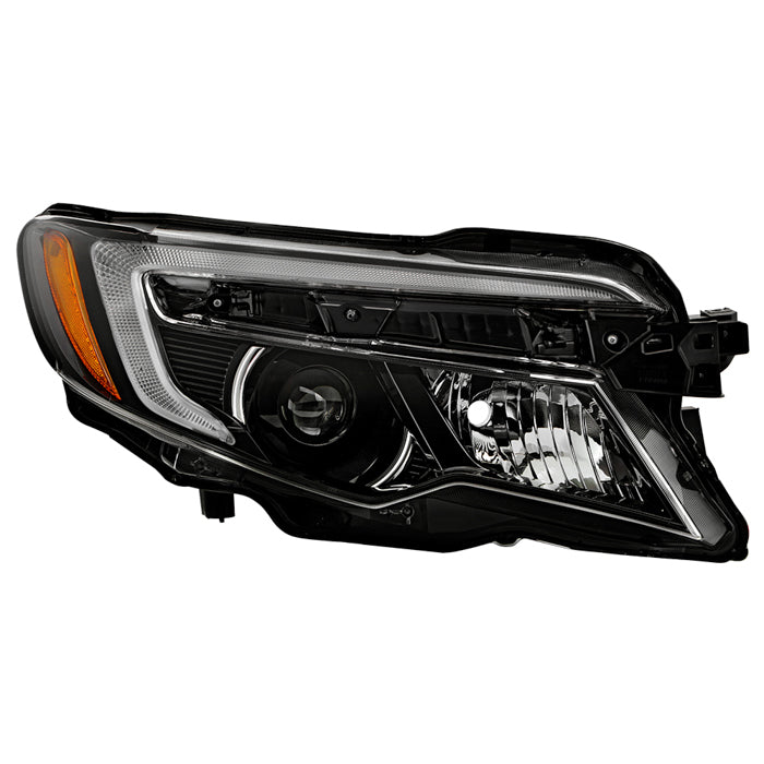 ( OE ) Honda Pilot 16-22 (Elite 16-18 | EX  EX-L  LX Special Edition 19-22) / Ridgeline 17-20 (Black Edition  RTL-E) / Passport 19-21 (EX-L  Sport) Halogen High Beam  w/LED Low Beam & DRL Headlight - OE Black Right