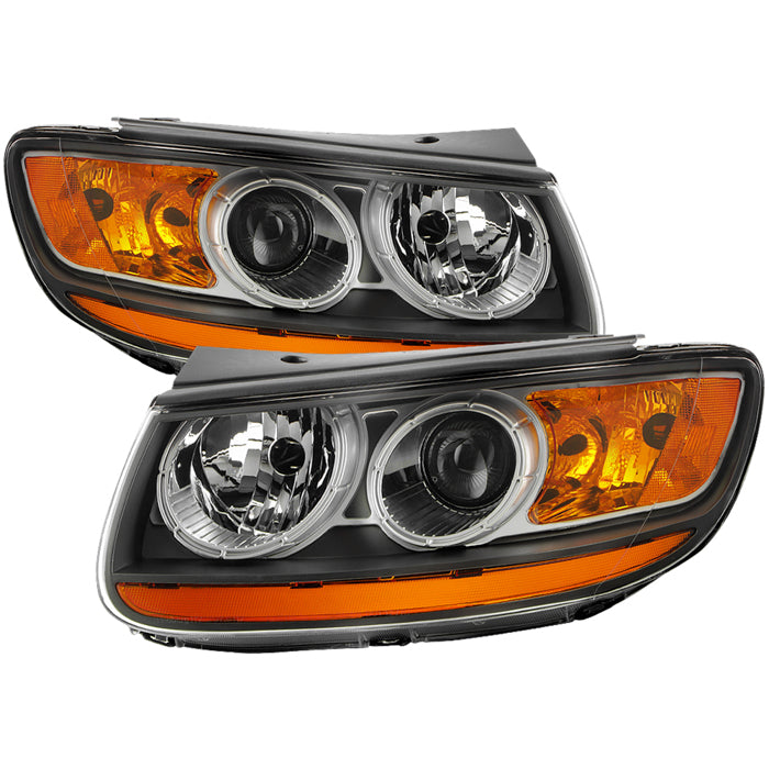 ( Akkon ) Hyundai Santa Fe 2007-2012 ( Don�t Fit any models Built before 7/11/07 Production Date) OEM Style Headlights - Black