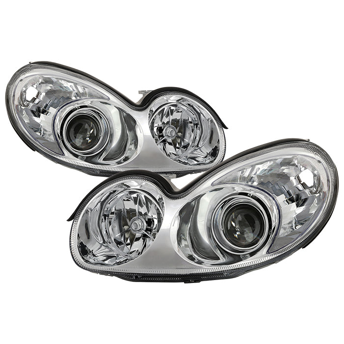 ( Akkon ) Hyundai Sonata 02-05 OEM Style Headlights - Low Beam-H7(Not Included) ; High Beam-H1(Not Included) ; Signal-2357A(Not Included) - Chrome