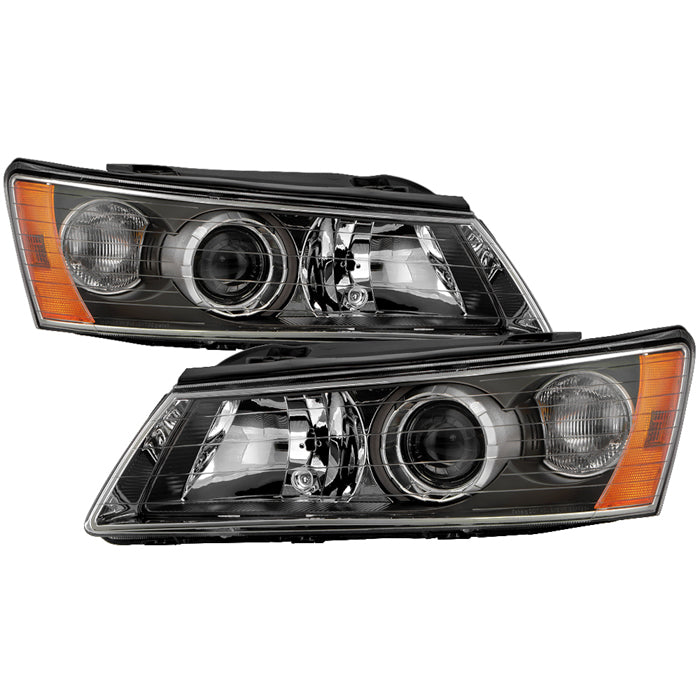 ( Akkon ) Hyndai Sonata 2006-2008 OEM Style Headlights - Black