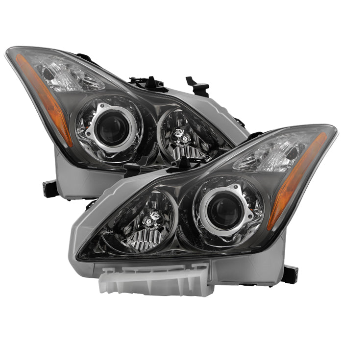 ( Akkon ) Infiniti G37/Q60 Coupe 08-15 OEM Style Headlights - Black