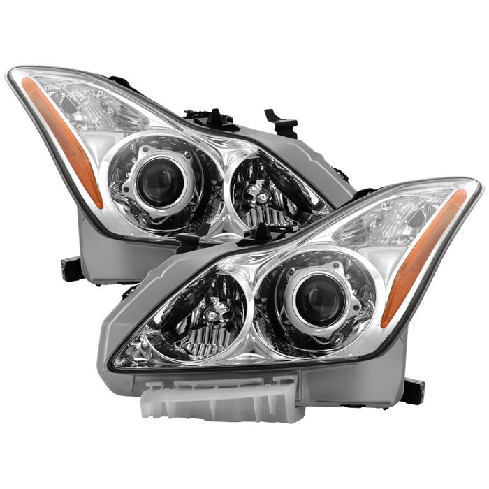 ( Akkon ) Infiniti G37/Q60 Coupe 08-15 OEM Style Headlights - Chrome