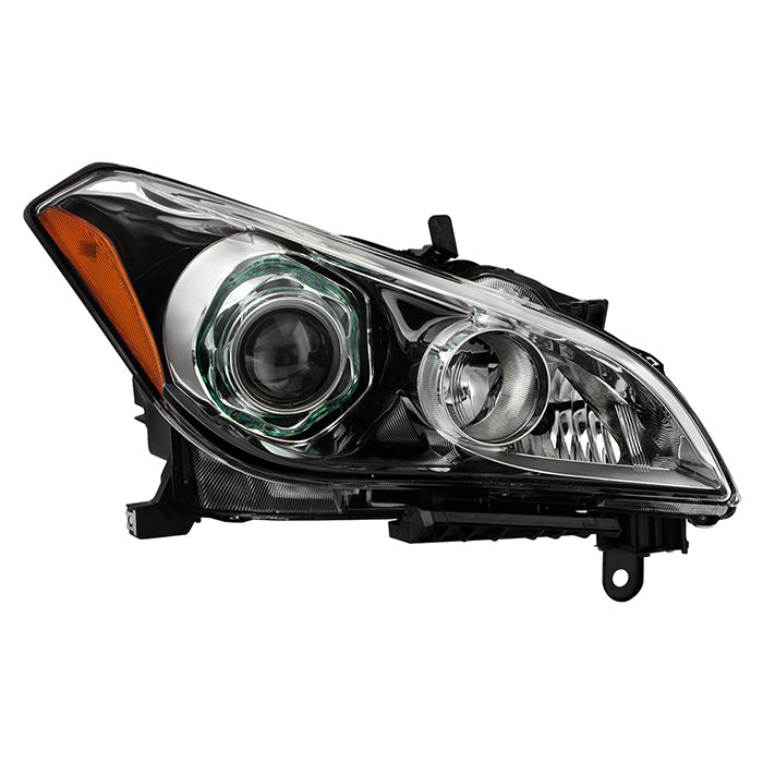 ( OE ) Infiniti M37 11-14 HID w/AFS (w/Rear Active Steering; w/Technology Pkg) Headlight - Low Beam-D2S(Not Included) ; Signal-7440A(Included) - OE Black Right
