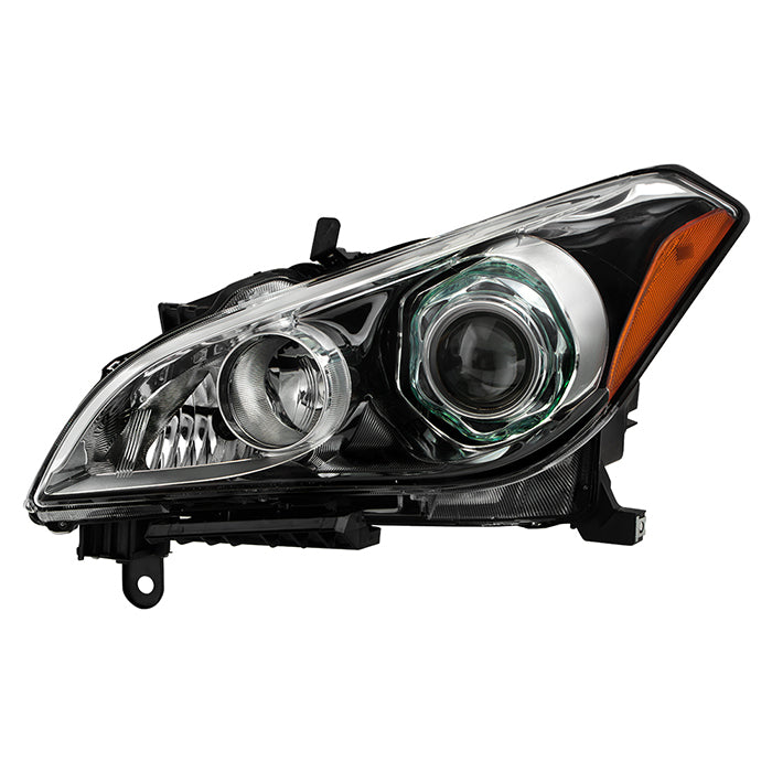 ( OE ) Infiniti M37 11-14 HID (w/Technology Pkg) Headlight - Low Beam-D2S(Not Included) ; Signal-7440A(Included) - OE Black Left