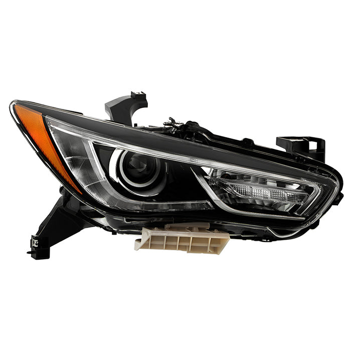( OE ) Infiniti QX60 Xenon HID D2S (w/o Autolevel) LED DRL Projector Headlight - Low Beam-D2S(Not Included) ; High Beam-D2S(Not Included) ; Signal-7443NA(Included) - OE Right