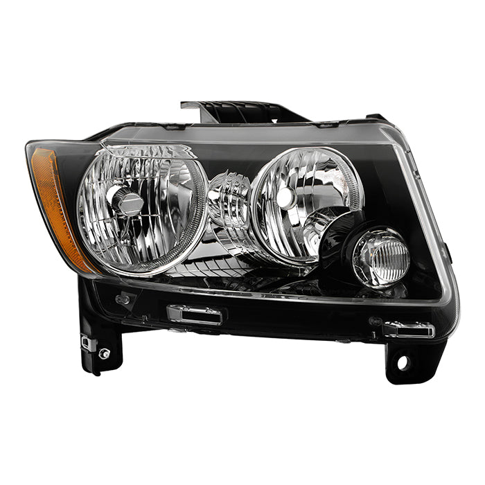 ( OE ) Jeep Compass 2014-2017 OEM Passenger Side Headlight - Right - Black Trim