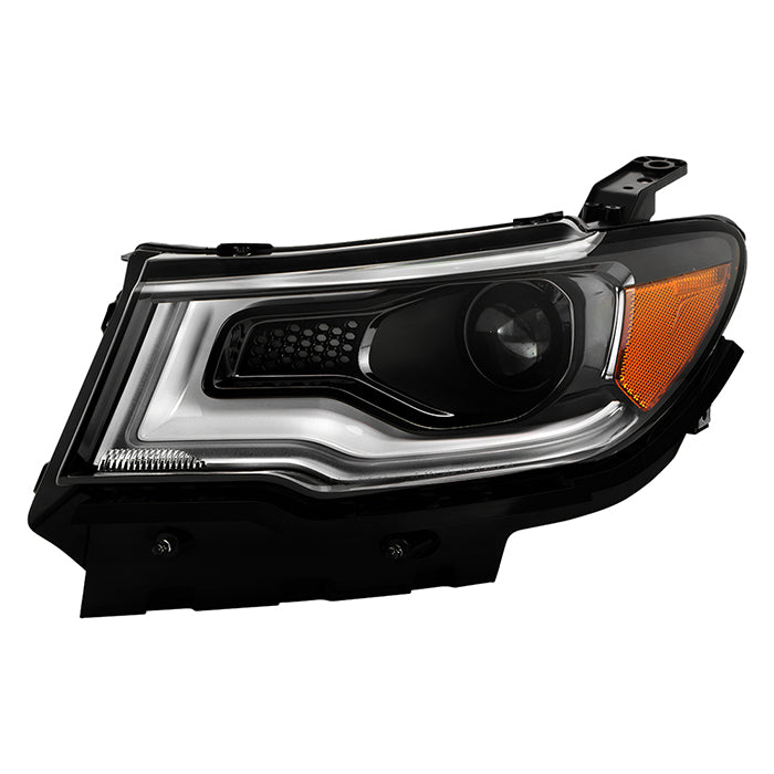 ( POE) Jeep Compass 17-21 Xenon HID Headlight - Low Beam-D5S(Not Included) ; High Beam-D5S(Not Included) - OE Left