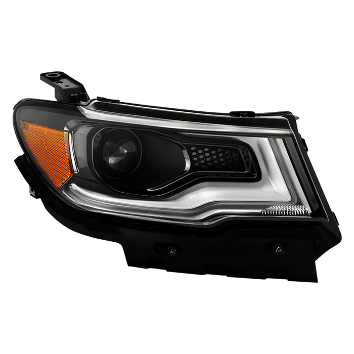 ( POE) Jeep Compass 17-21 Xenon HID Headlight - Low Beam-D5S(Not Included) ; High Beam-D5S(Not Included) - OE Right