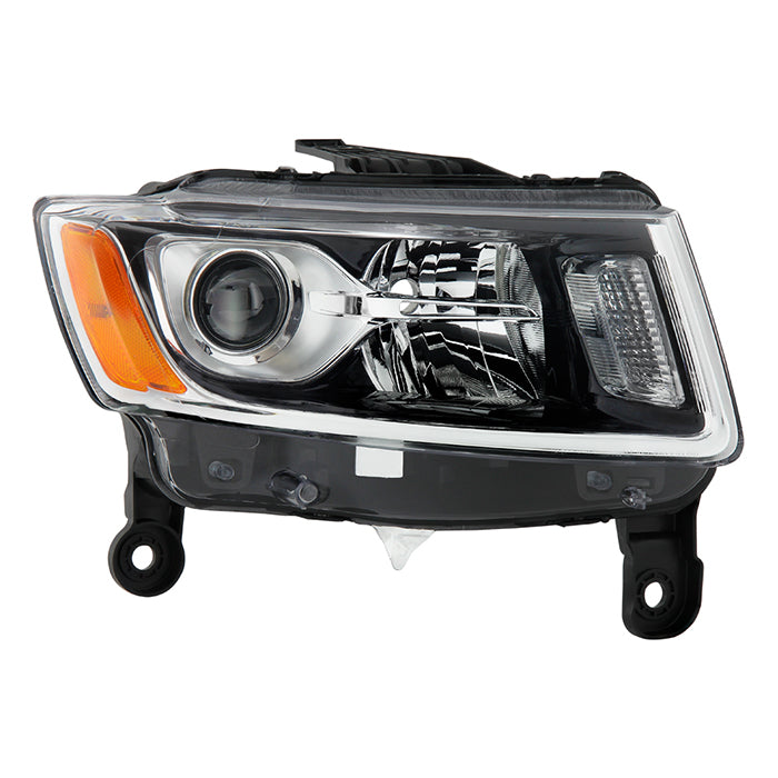 ( OE ) Jeep Grand Cherokee 2014-2016 OEM Style Passenger Side Headlight - Low Beam-H1(Included) ; High Beam-HB3(Not Included) ; Signal-7444NA(Not Included) - Right ( Interchange # 68110996AF # CH2503247 )