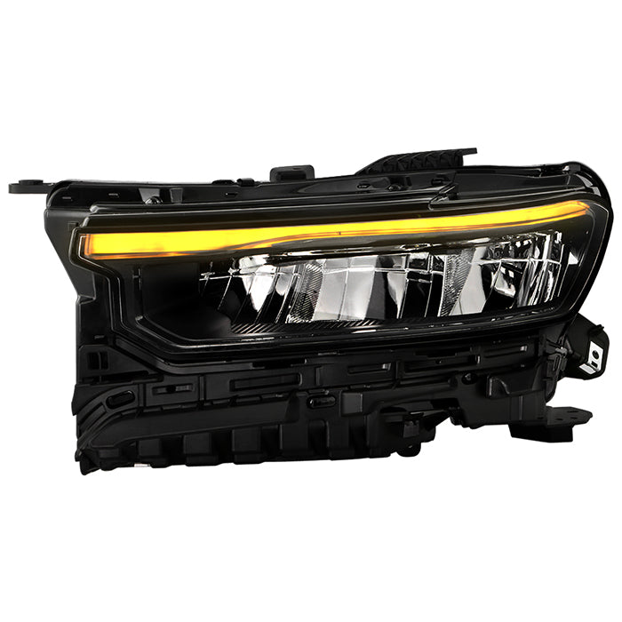( POE ) Jeep Grand Cherokee 22-24 Amber DRL w/o auto Leveling Full LED Headlight - OE Left