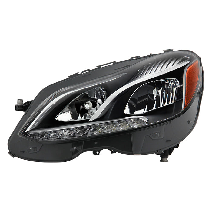 ( POE ) Mercedes Benz 14-16 W212 E Class Sedan Full LED Headlight - Low Beam-LED ; High Beam-H7(Not Included) ; Signal-PSY21W(Included) - OE Left