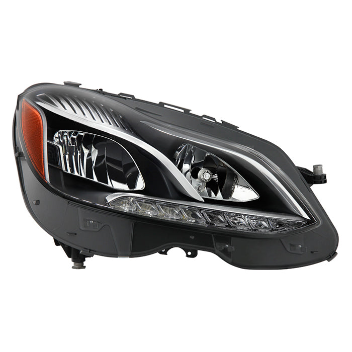 ( POE ) Mercedes Benz 14-16 W212 E Class Sedan Full LED Headlight - Low Beam-LED ; High Beam-H7(Not Included) ; Signal-PSY21W(Included) - OE Right