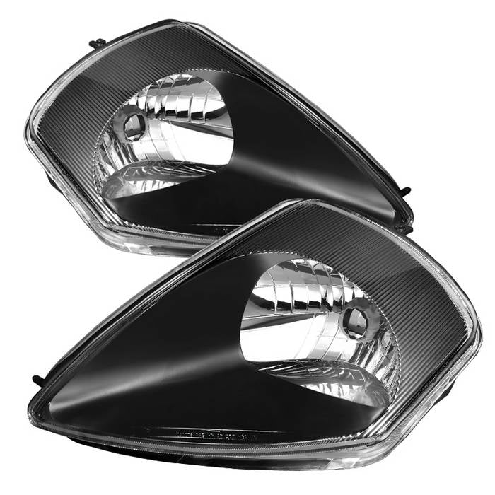( Akkon ) Mitsubishi Eclipse 00-05 Crystal Headlights - Black