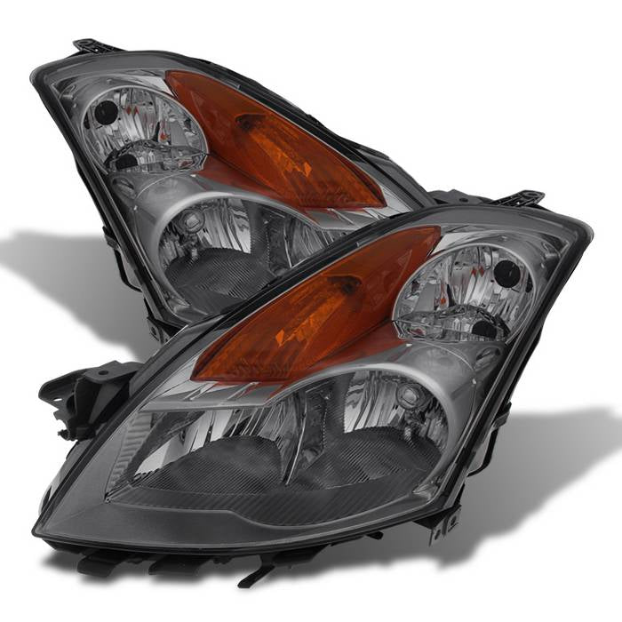 ( xTune ) Nissan Altima 07-09 Sedan Crystal Headlights - Halogen Model Only ( Not Compatible With Xenon/HID Model ) - Smoked
