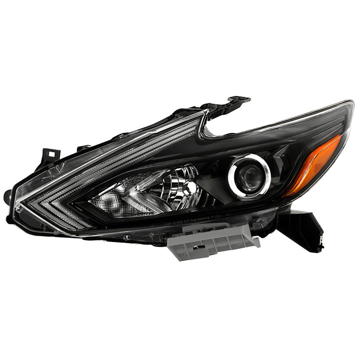 ( OE ) Nissan Altima 16-18 4Dr Driver Side Halogen Headlight - OEM Black Left