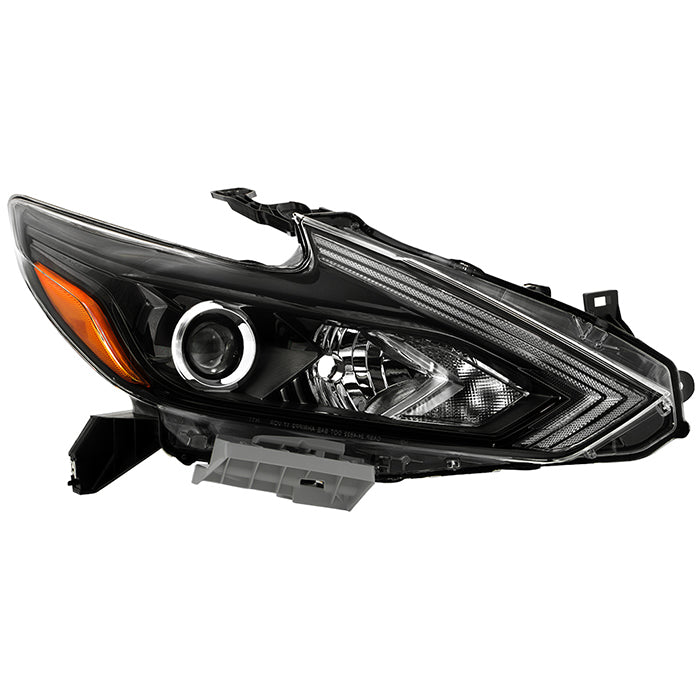 ( OE ) Nissan Altima 16-18 4Dr Passenger Side Halogen Headlight - OEM Black Right