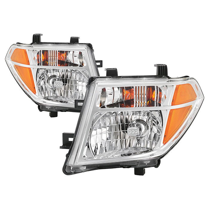 ( OE ) Nissan Frontier 05-08 / Pathfinder 05-07 OEM Style Headlights - Low Beam-9007(Not Included) ; High Beam-9007(Not Included) ; Signal-3457(Not Included) - OEM Color