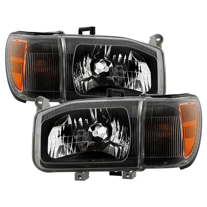 ( OE ) Nissan Pathfinder 99-04 w/Corner 4pcs Headlights - OE Black