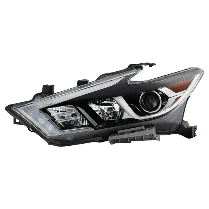 ( OE ) Nissan Maxima 2016-2018 Halogen Models Only - OEM Style Driver Side Headlight - Low Beam-H11(Not Included) ; High Beam-H9(Not Included) ; Signal-7444NA(Not Included) - Left ( Interchange # 260604RF0B )
