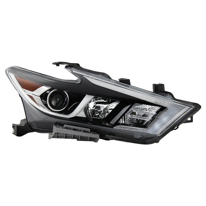 ( OE ) Nissan Maxima 2016-2018 Halogen Models Only - OEM Style Passenger Side Headlight - Low Beam-H11(Not Included) ; High Beam-H9(Not Included) ; Signal-7444NA(Not Included) - Right ( Interchange # 260104RF0B )