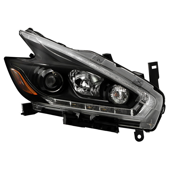 ( OE ) Nissan Murano 2018 (Fit 15-18) Halogen w/LED DRL Passenger Side Headlight - OE Black Right