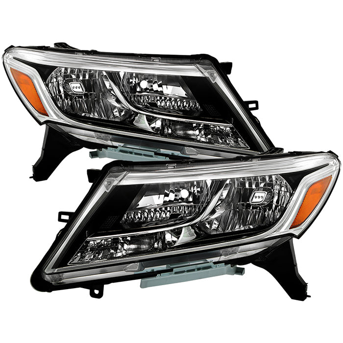 ( OE ) Nissan Pathfinder 2013-2016 ( Halogen Models ) OEM Style Headlights - Low Beam-H11(Not Included) ; High Beam-HB3(Not Included) ; Signal-7440NA(Included) - Chrome