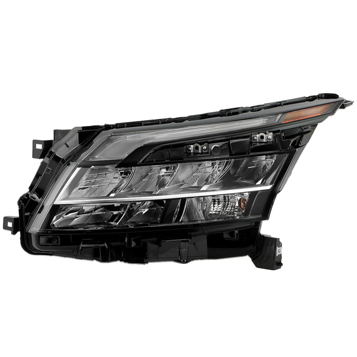 ( OE ) Nissan Pathfinder 22-23 w/Halogen Signal Bulb Chrome Bezel LED Headlight - OE Left