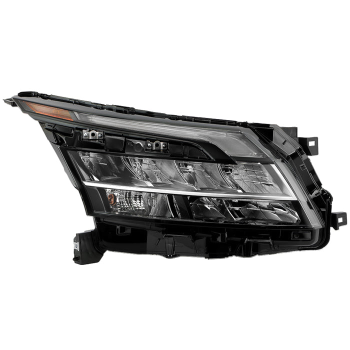 ( OE ) Nissan Pathfinder 22-23 w/Halogen Signal Bulb Chrome Bezel LED Headlight - OE Right