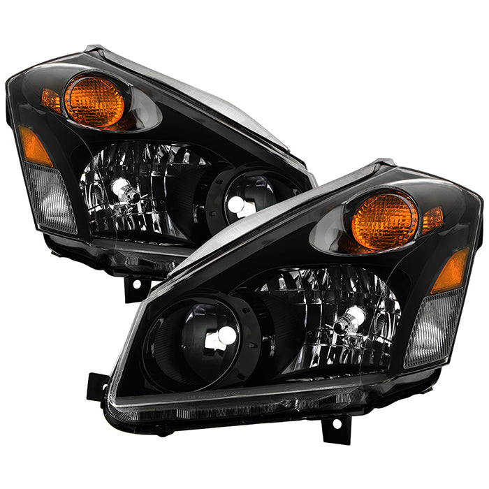 Xtune Nissan Quest 04-09 Crystal Headlights Black