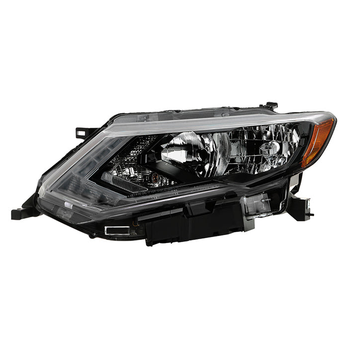 ( OE ) Nissan Rogue 17-19 w/LED DRL Halogen Headlights - Low Beam-H11(Included) ; High Beam-H9(Included) ; Signal-7444NA(Included) - OE Left