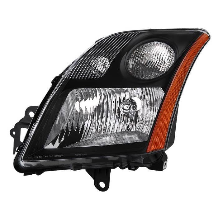 ( OE ) Nissan Sentra 07-09 L4 2.0L 2.5L Only Driver Side Headlight -OEM Black Left