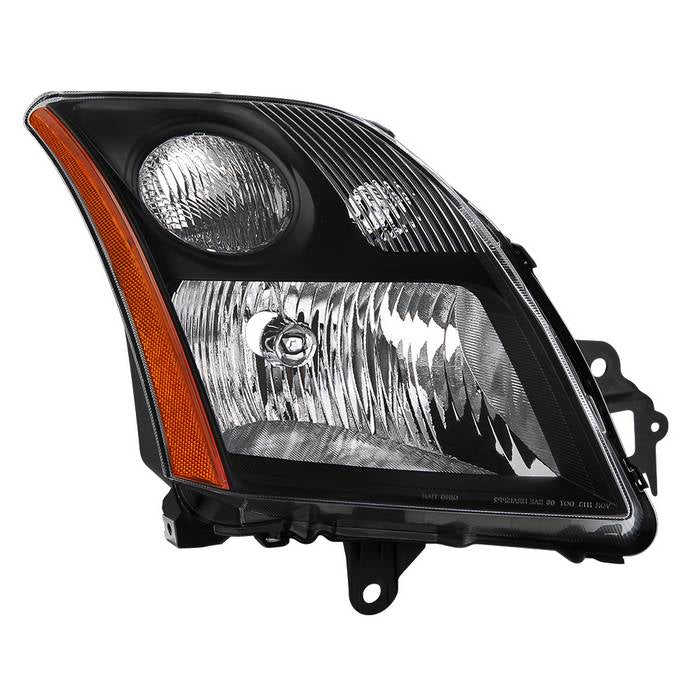 ( OE ) Nissan Sentra 07-09 L4 2.0L 2.5L Only Passenger Side Headlight -OEM Black Right