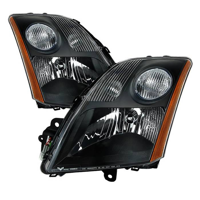 ( xTune ) Nissan Sentra 07-09 L4 2.0L 2.5L Only OEM Style Headlights - Black