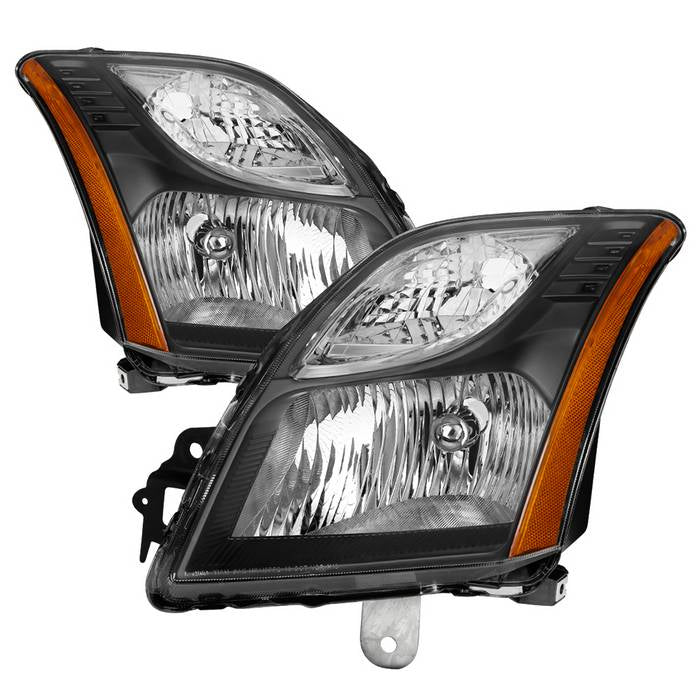 ( OE ) Nissan Sentra 2010-2012 OEM Style Headlights - Low Beam-H13(Not Included) ; High Beam-H13(Not Included) ; Signal-3457A(Not Included) - Black