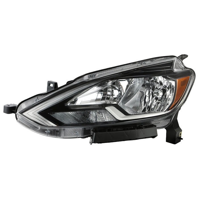 ( OE ) Nissan Sentra 16-18 Driver Side Halogen Headlight - Low Beam-H11(Included) ; High Beam-H9(Included) ; Signal-3157NA(Included) - OE Left