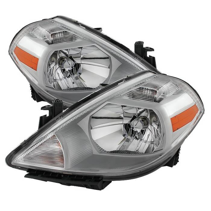 ( Akkon ) Nissan Versa 07-12 (hatchback) 07-11 (Sedan) Crystal Headlights - Chrome