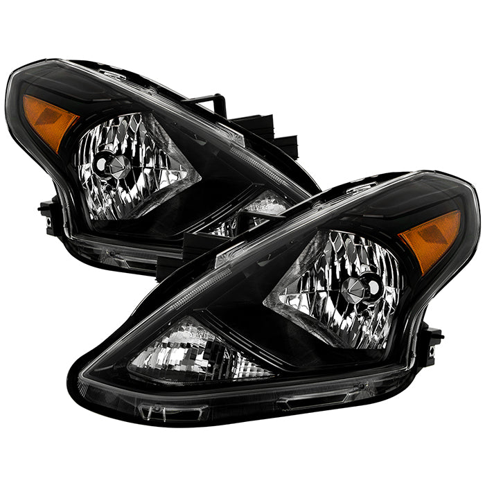 ( OE ) Nissan Versa  2015-2019 OEM Style Headlights - Left and Right -Black